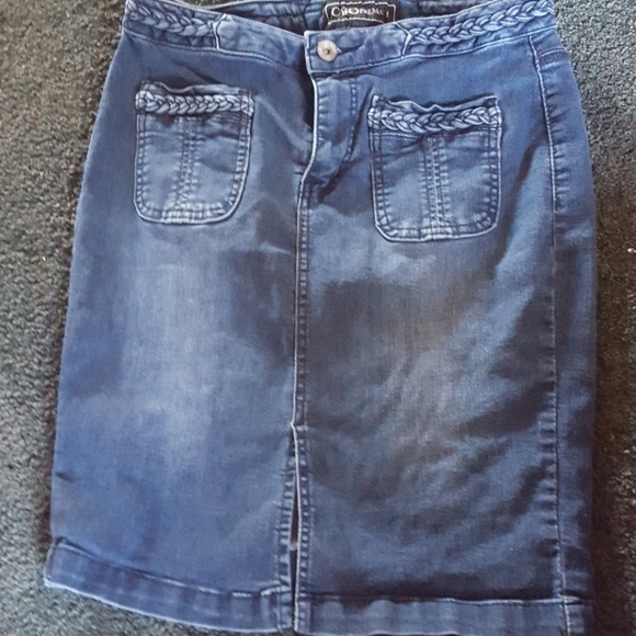 cato denim skirts